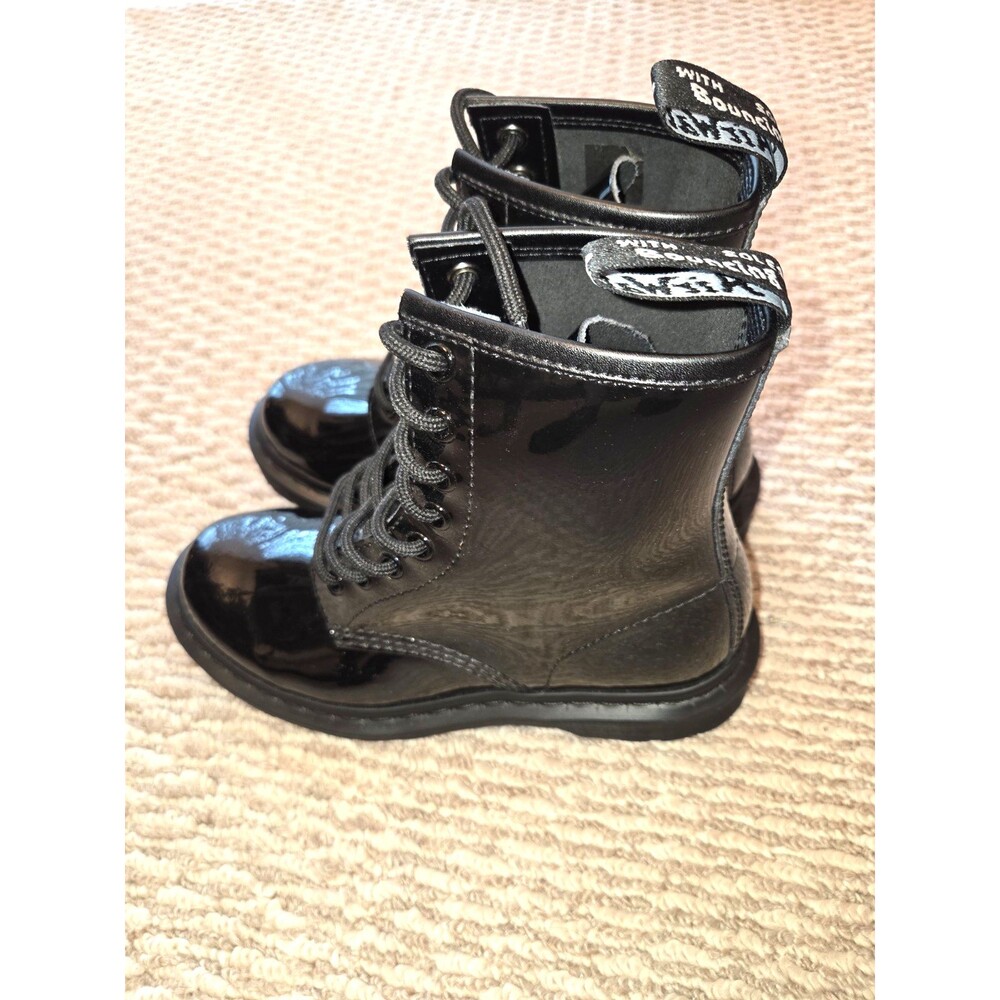 Dr. Martens 1460 Black Patent Leather Glossy Boots Women’s Size 5 US 26728